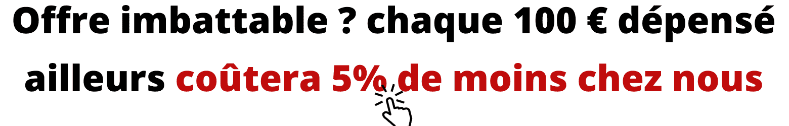 Bande prix imbattables